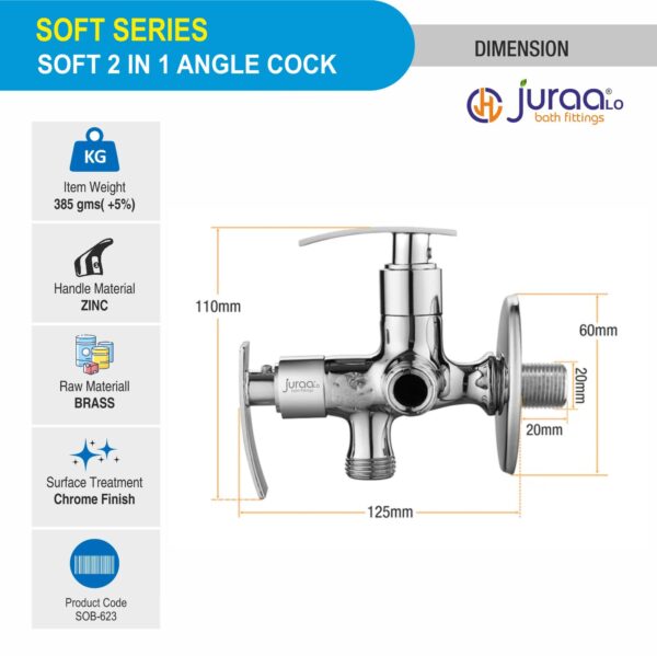 Soft 2 in 1 Angle Cock-3