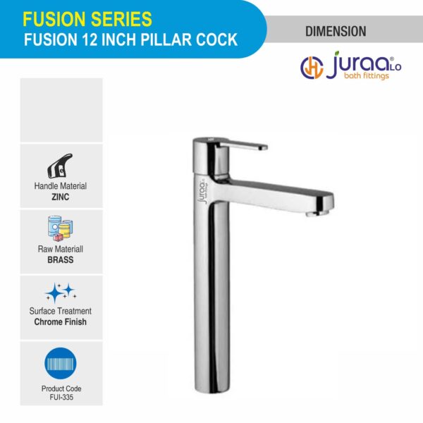 Fusion 12 Inch Pillar Cock-3