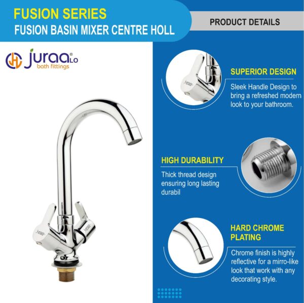 Fusion Basin Mixer Centre Holl-2