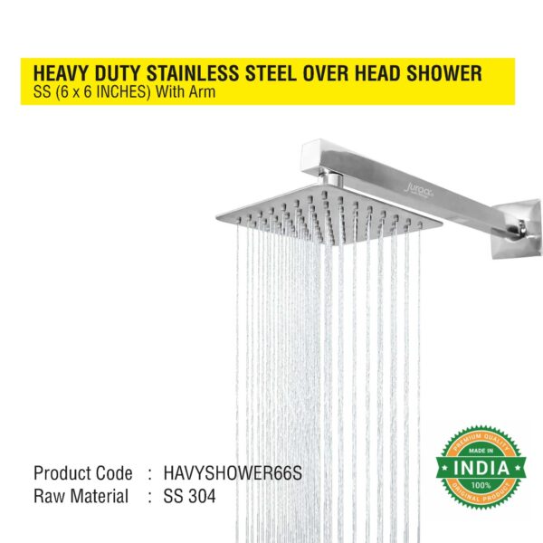 Heavy Duty Stainless Steel Over Head Shower-2